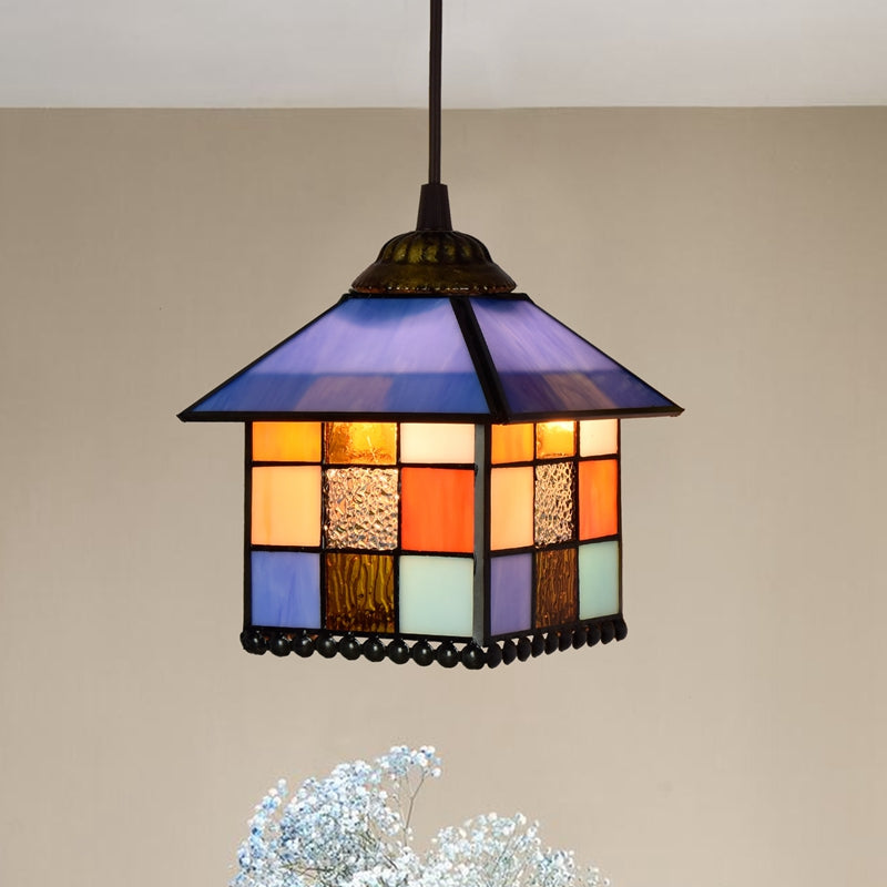 Tiffany Lamp: Stained Glass Pendant Light