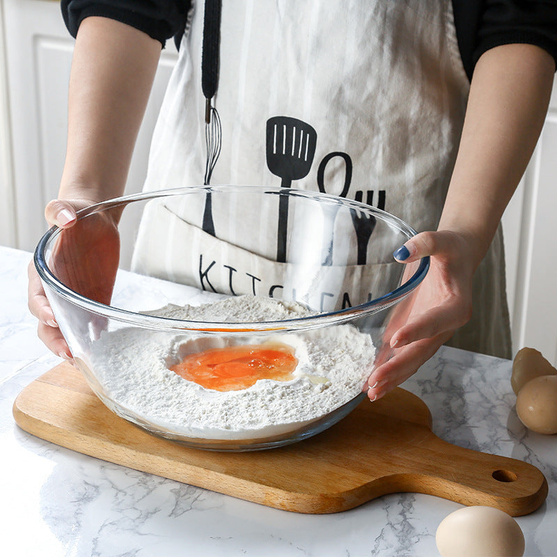 Clear Glass Mixing Bowls