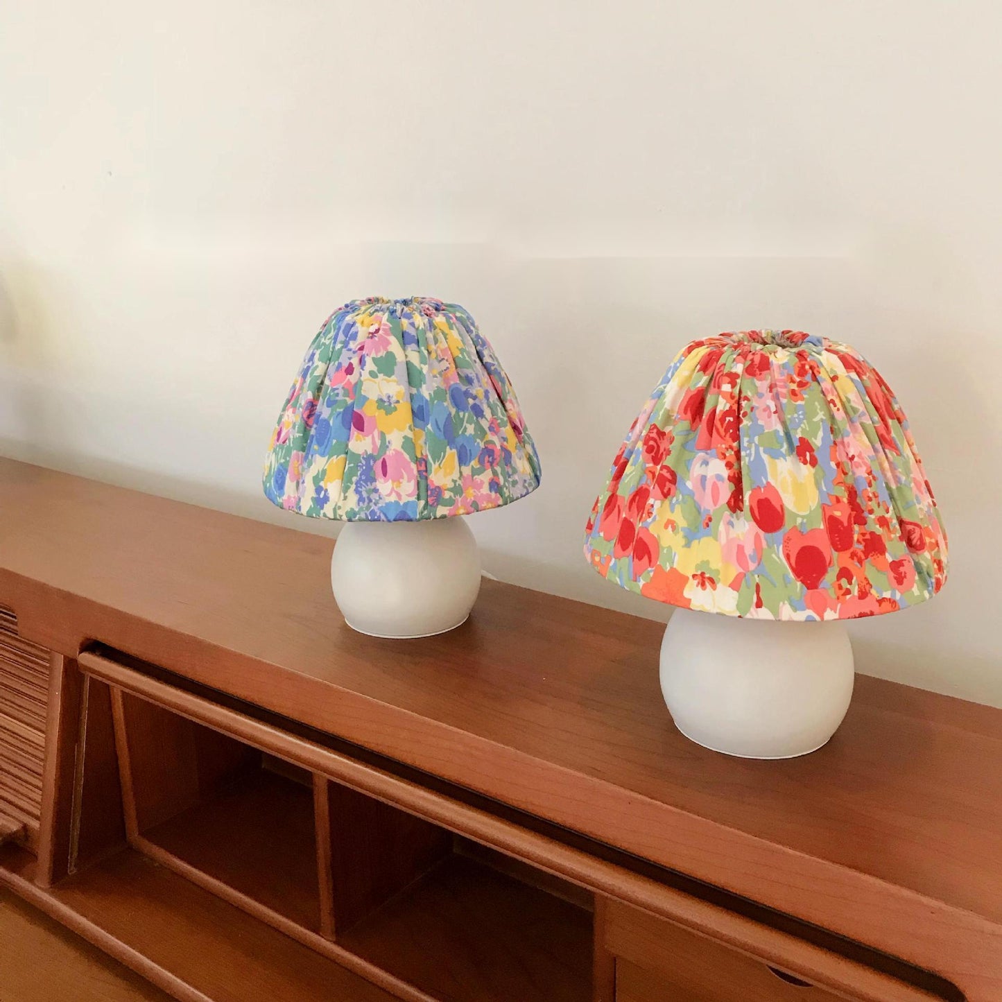 Small Floral Shade Table Lamp