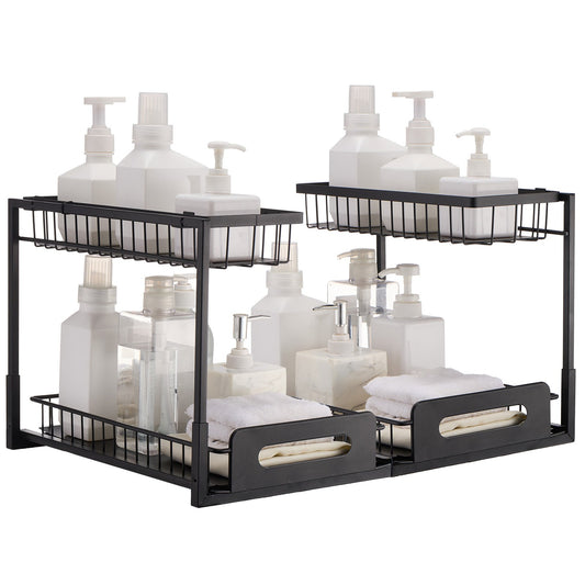 Pullout Sink Cabinet Organizer-Metal