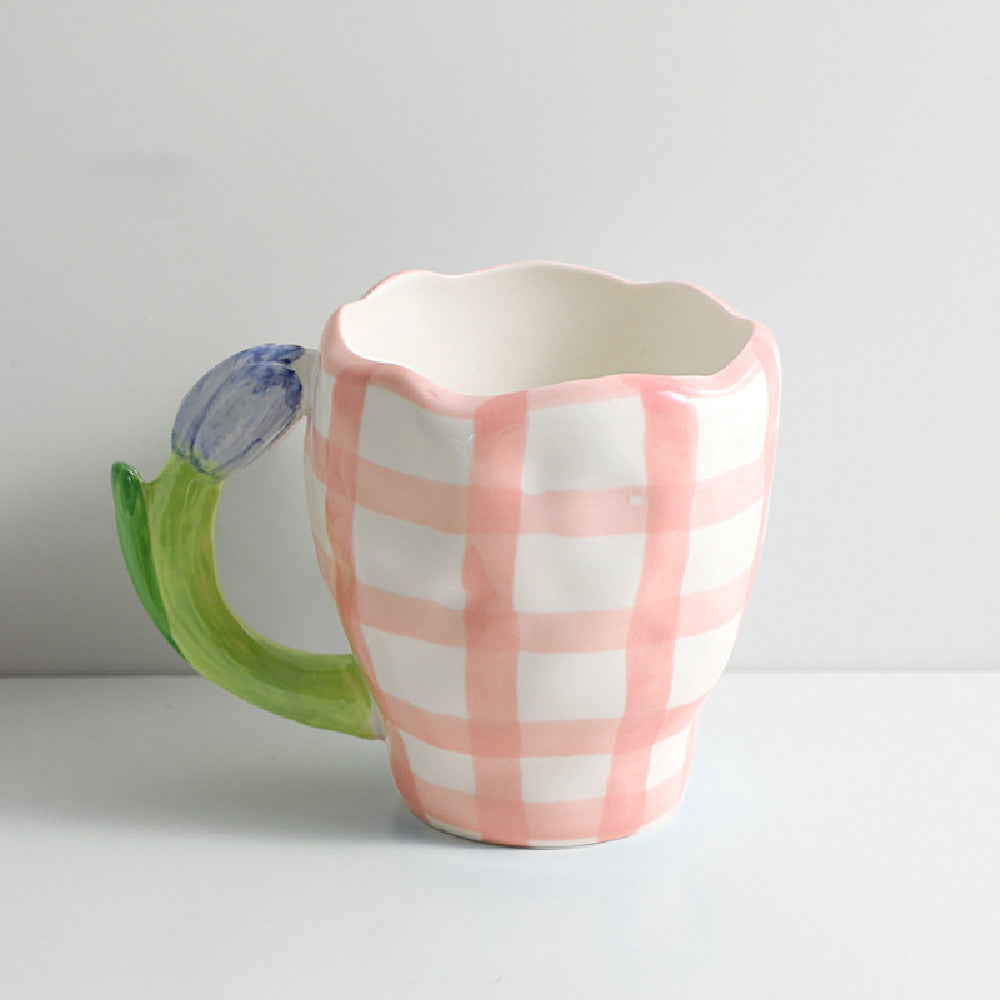 Pastel Gridline Mugs