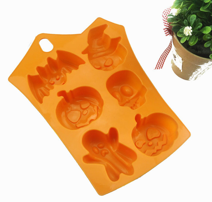 Halloween Pumpkin Bat Ghost Silicone Mold