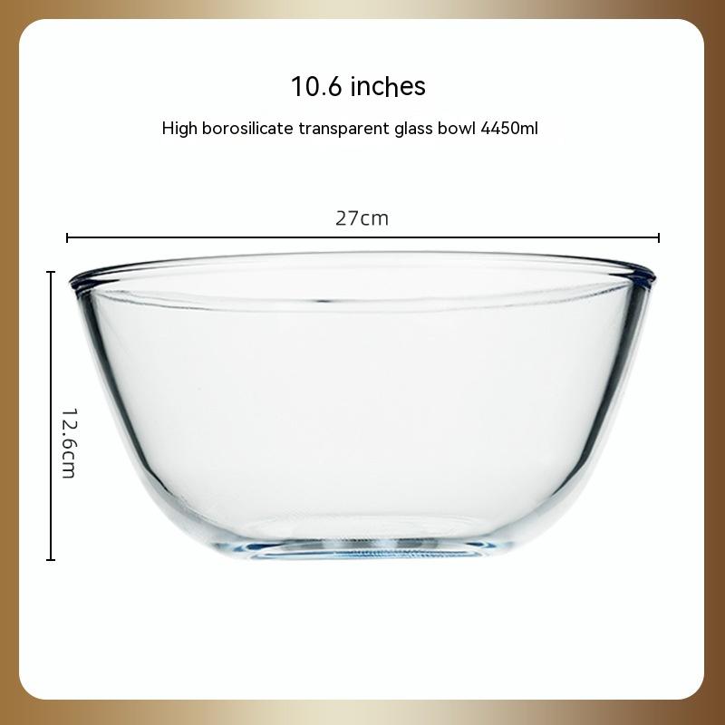 Clear Glass Mixing Bowls