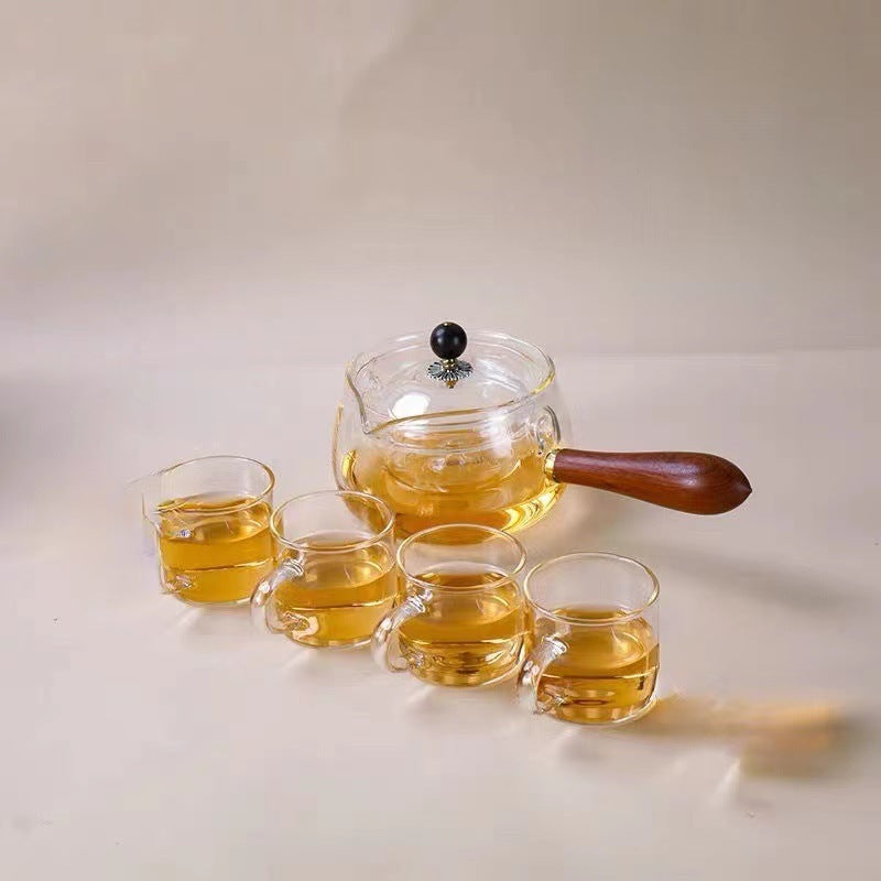 Rotating Glass Tea Brewer Set