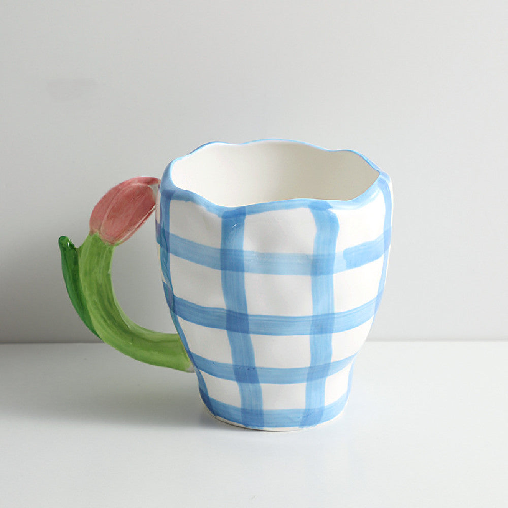 Pastel Gridline Mugs