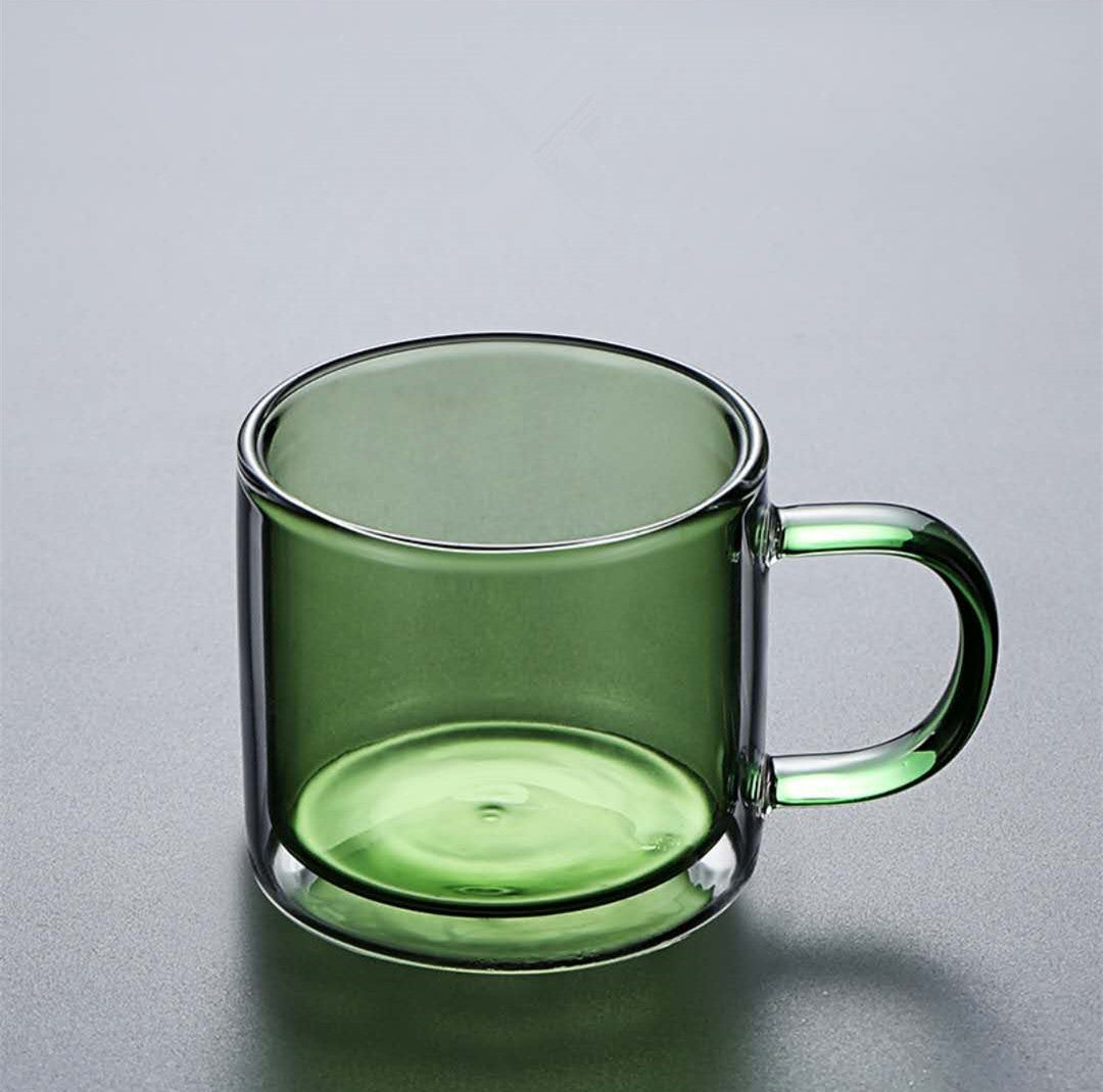 Colored Glass Coffee Cup-Tea Cup