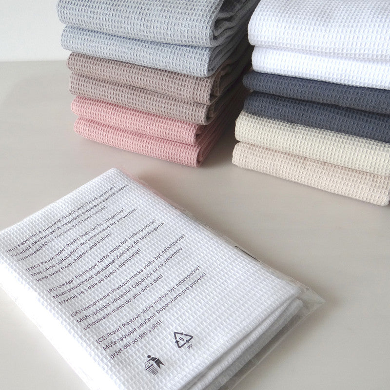 Towels: 2PC Waffle Weave Kitchen Towels