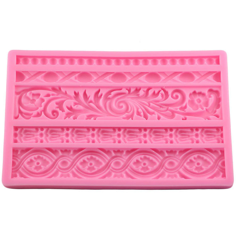 Cake Edge Decorating Silicone Mold