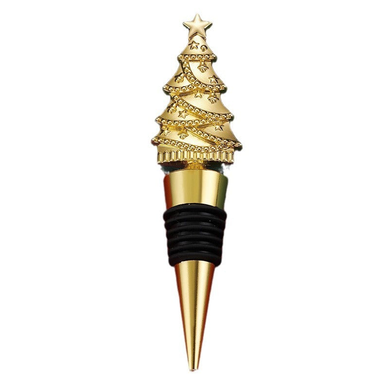 Holiday Tree Wine Bottle Stopper