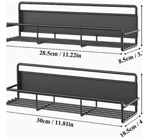 Side-mounted Rack For Washing Machines Multi-functional Refrigerator Organizer