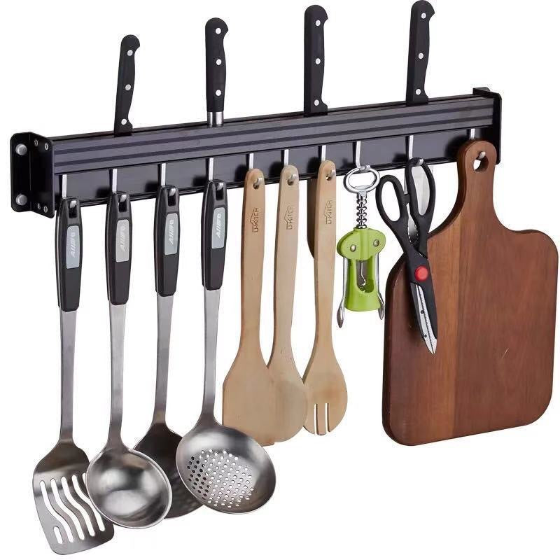 Minimalist Knife-Utensil Wall Rack