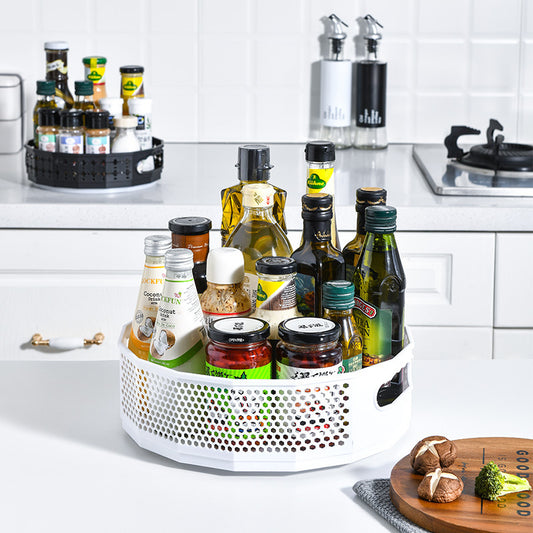 Kitchen Turntables with Perforated Wall