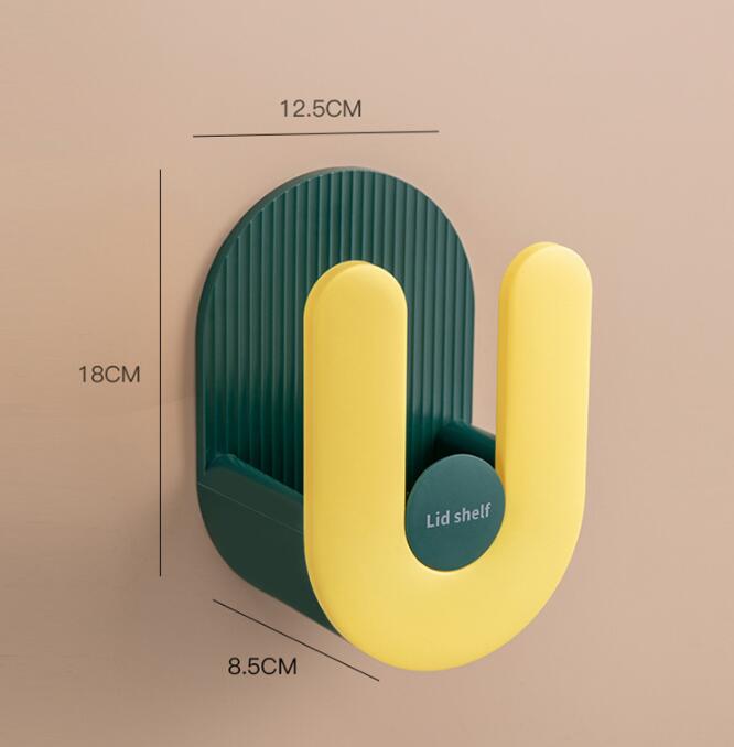 Wall-Mount Pot Lid Rack