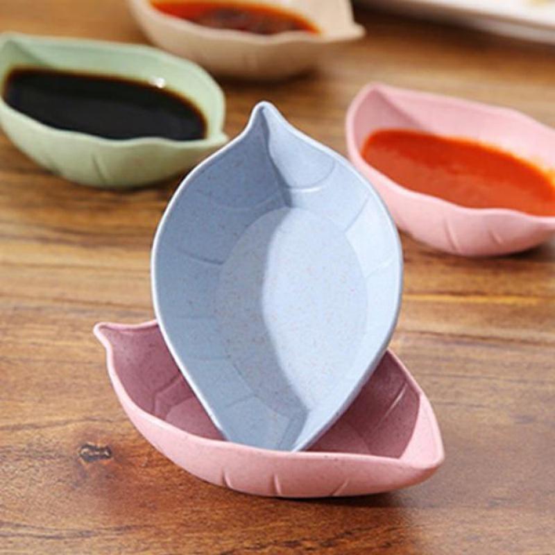 Tableware: Colorful Leaf Shaped Dish