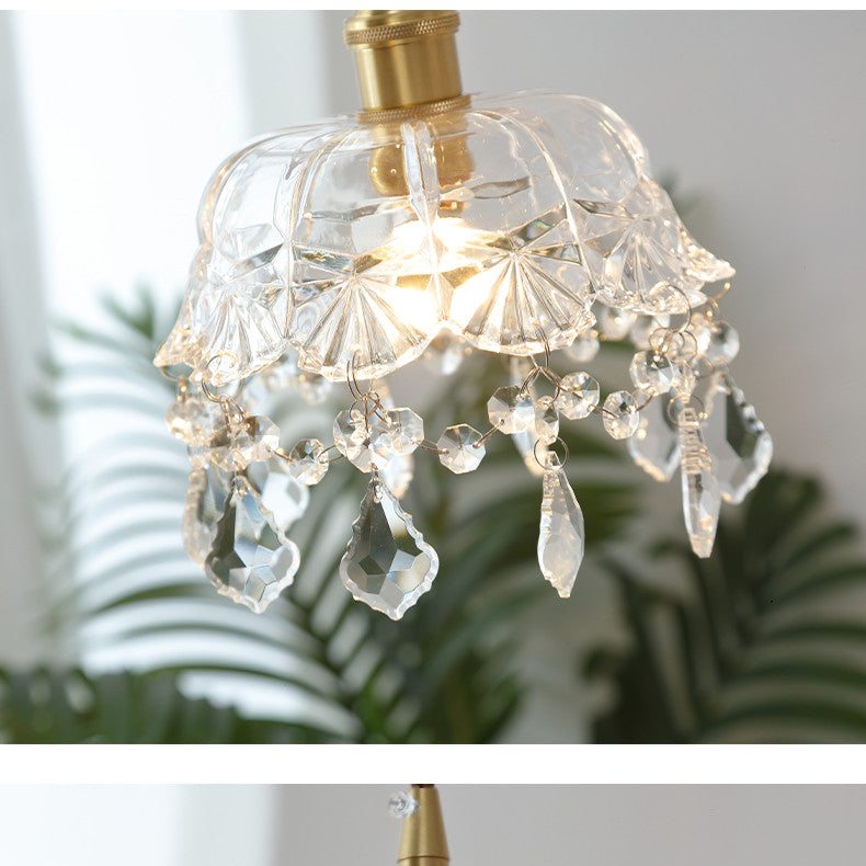 French Floral Pendant Lamps