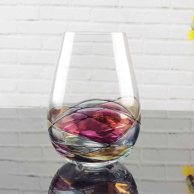 Stained Glass Wine Goblet