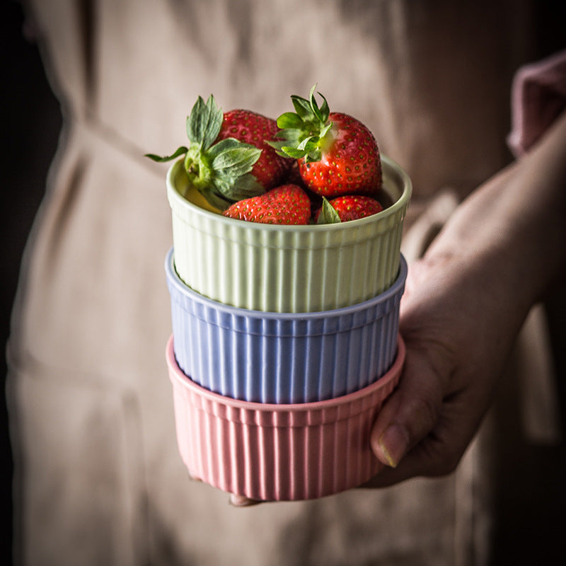 Porcelain Nordic Baking Dish with Lid