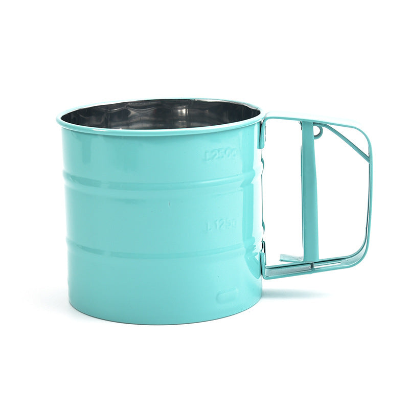 Color Glazed Stainless Steel Flour Sifter