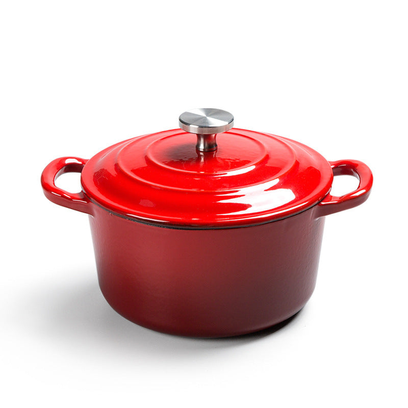 Enameled Cast Iron Dutch Oven, Stock Pot, Stew Pot