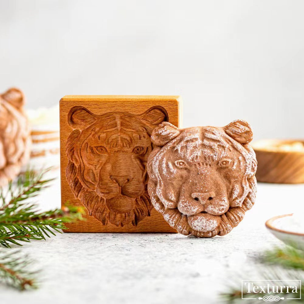 Wooden Animal, Nature, Decorative Stamp Molds