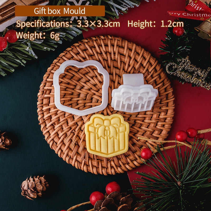Embossed Christmas Cookie Molds
