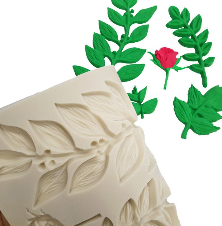 Leaf Fronds Silicone Fondant Mold