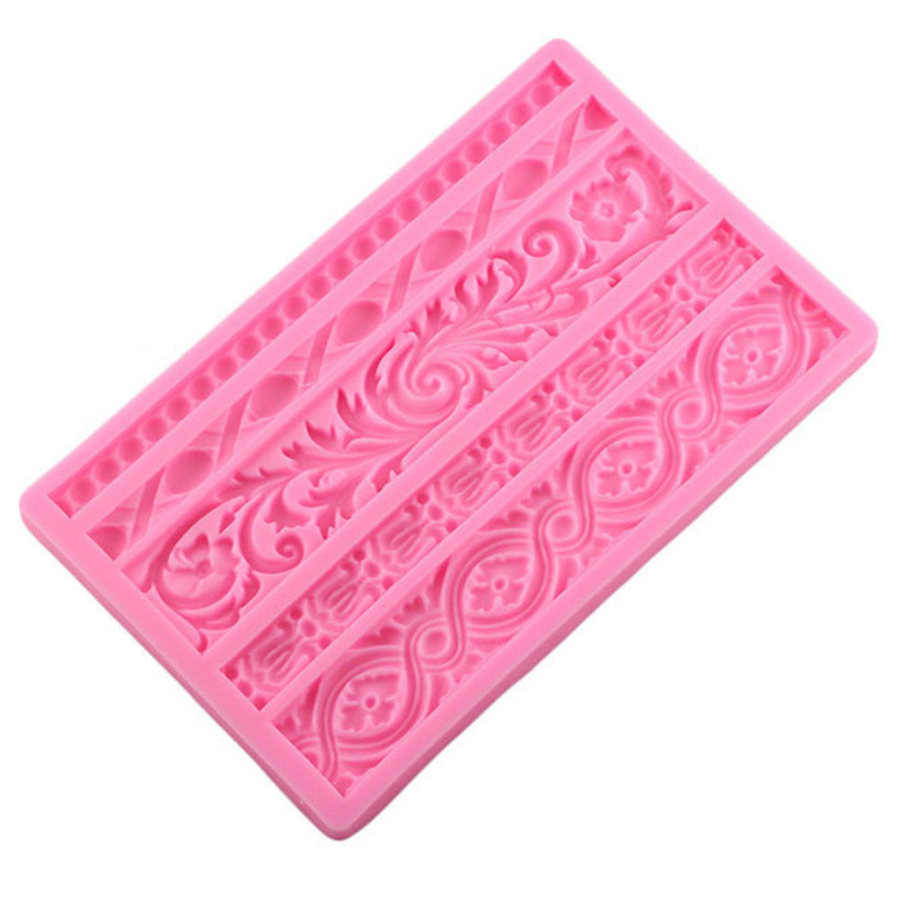 Cake Edge Decorating Silicone Mold