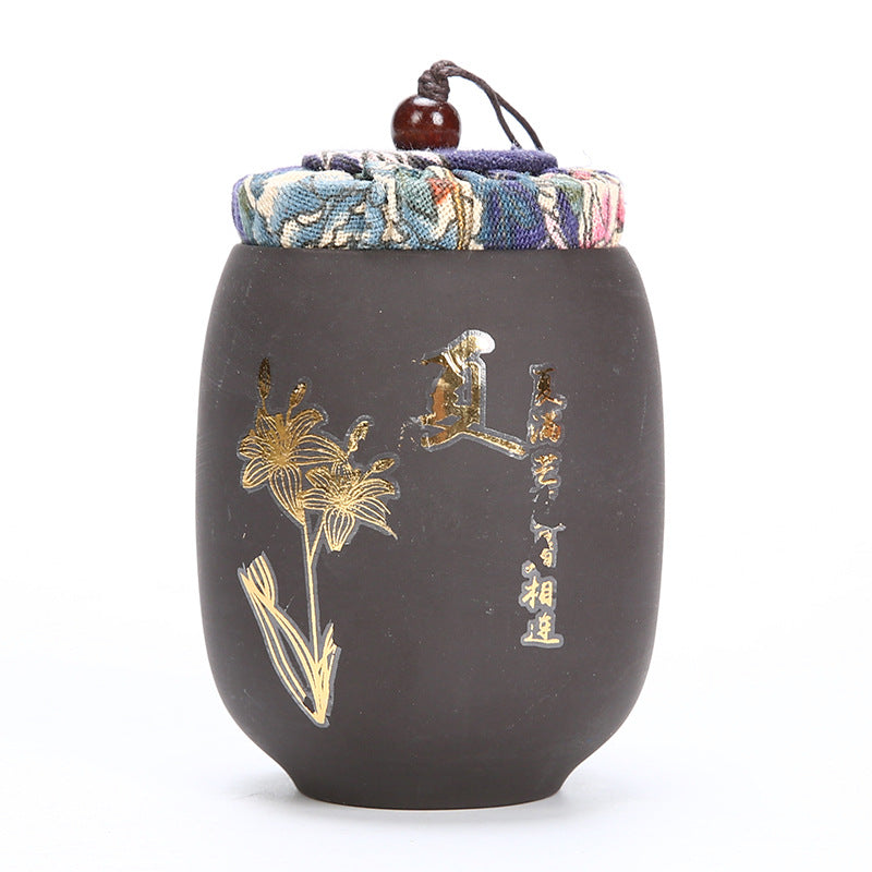 Chinese Four Seasons Tea Jar