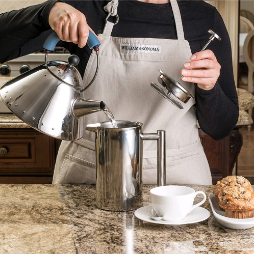 Polished Stainless Steel French Press