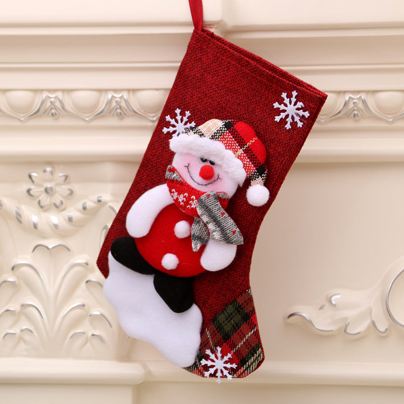 Christmas Decor: 3D Santa Stockings