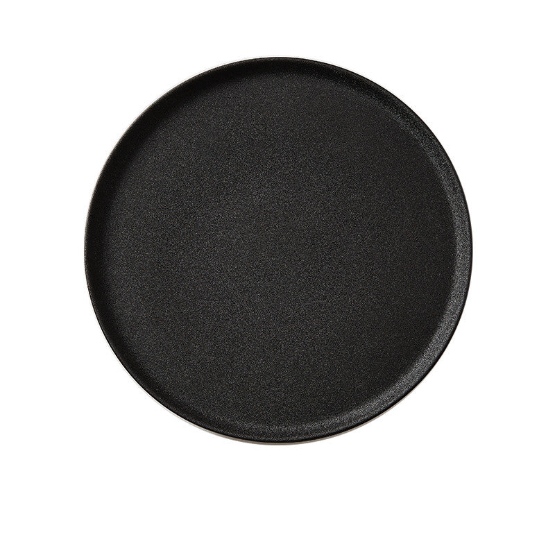 Round Nordic Style Matte Porcelain Serving Tray-Various Colors