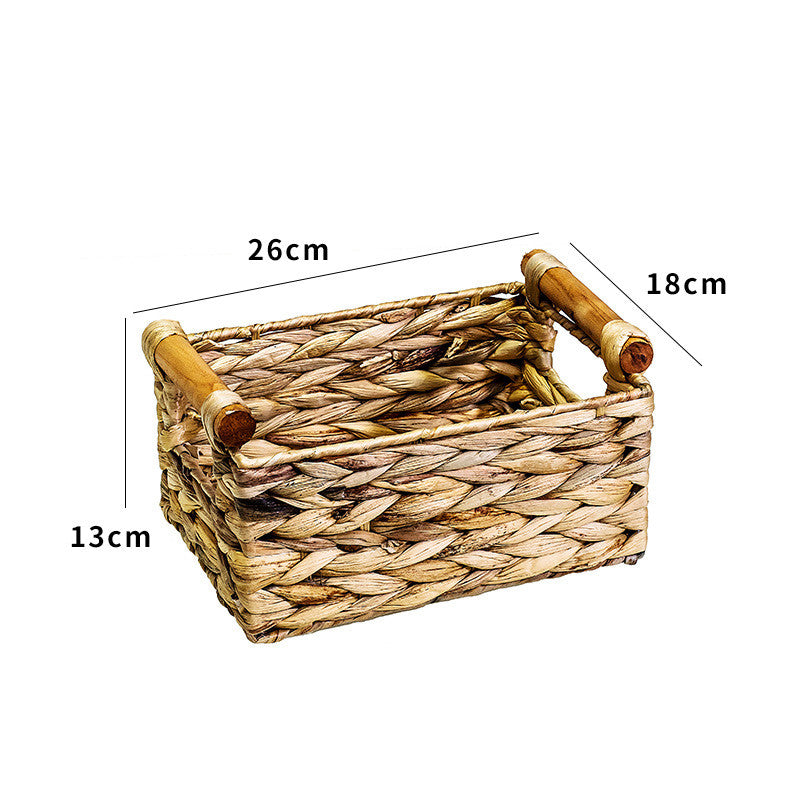 Rattan Storage Basket Organizer