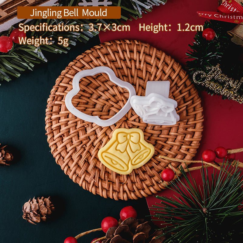 Embossed Christmas Cookie Molds