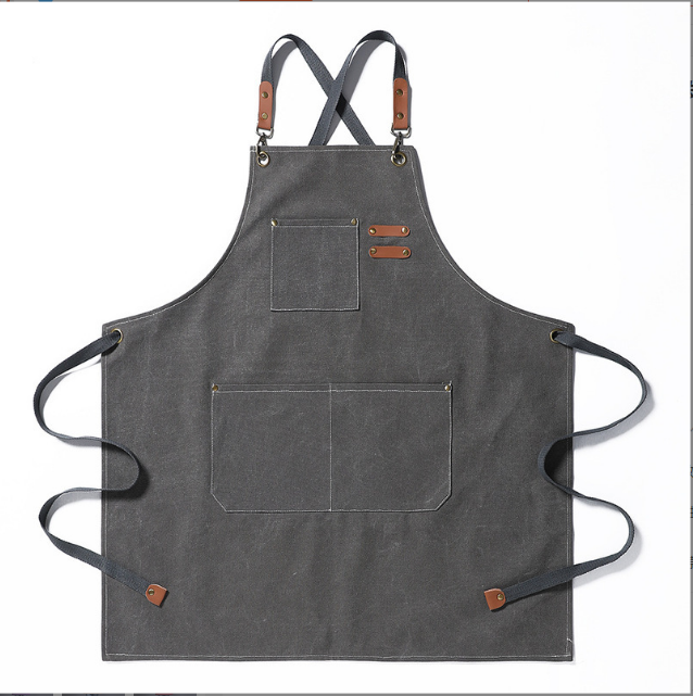 Heavy Canvas Denim Aprons with Big Pockets