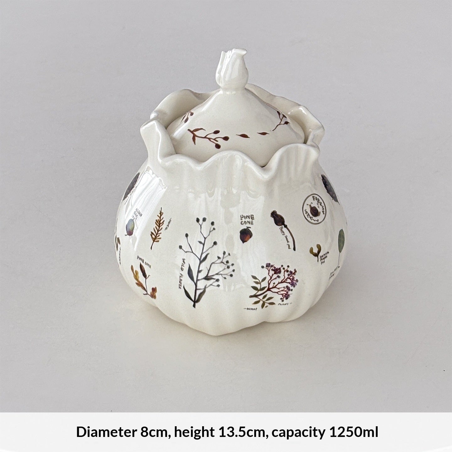 Ceramic Forest-style Countertop Canister