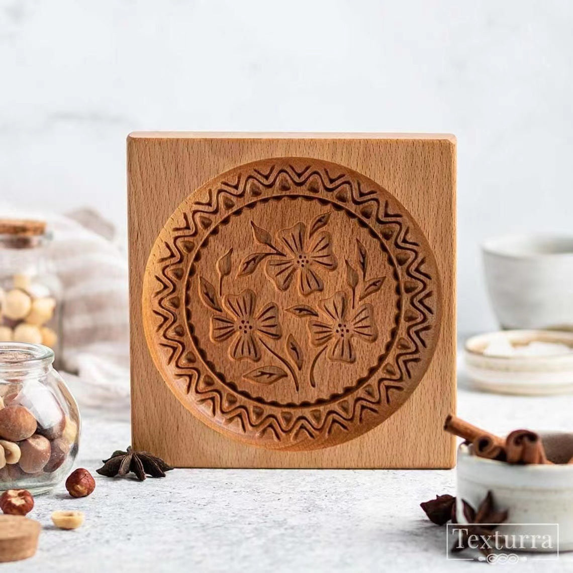 Wooden Animal, Nature, Decorative Stamp Molds