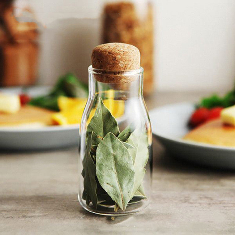 Glass Bottles with Cork Tops