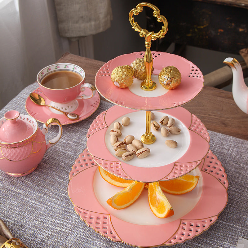 European Bone China Tea & Dessert Sets