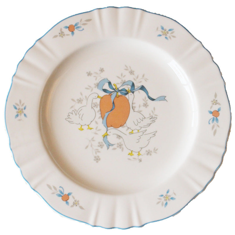 Tableware: Vintage French Cygnet Dinnerware