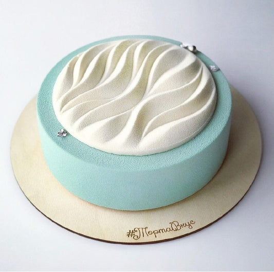 Silicone Wavey Fondant Mousse Cake Mold