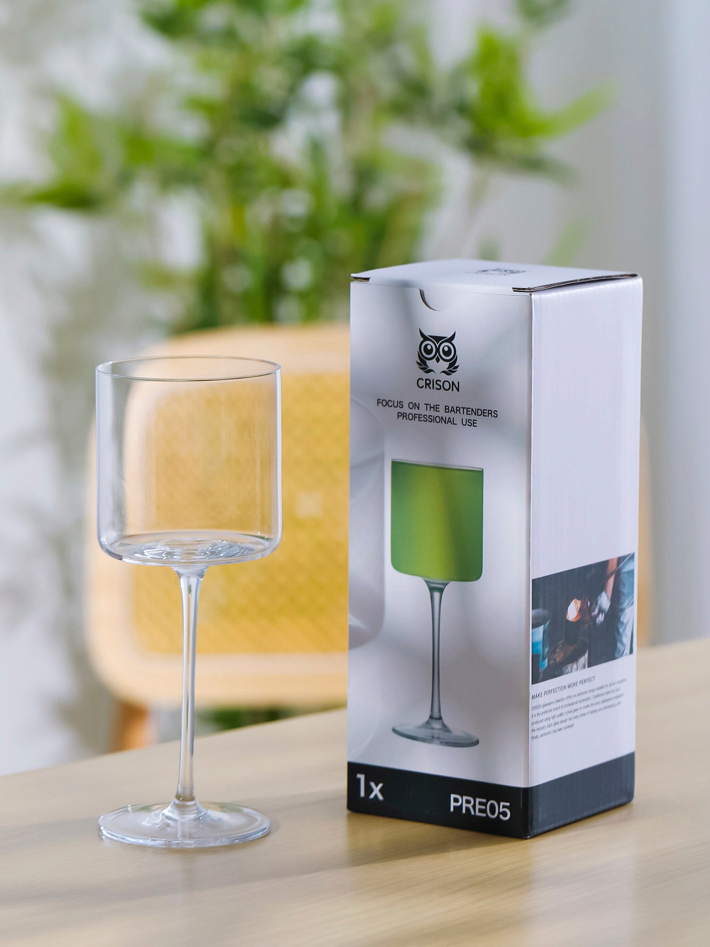 Japanese Crystal Straight Walled Cocktail Glass-Dessert Glass