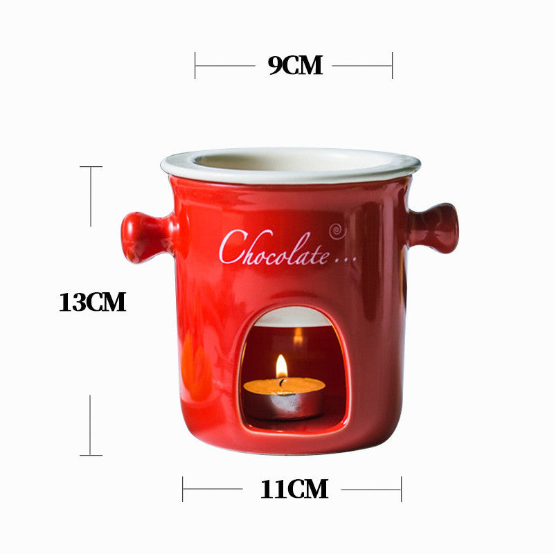 Kitchenware: Ceramic Tealight Chocolate Warmer Pot