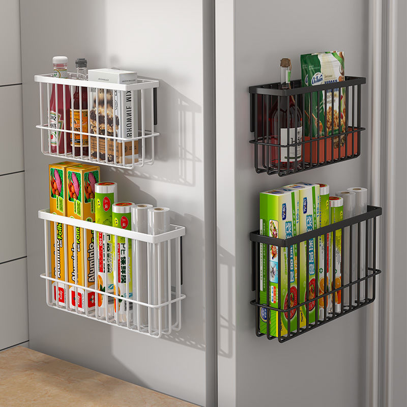 Kitchen Magnetic Storage Rack Basket
