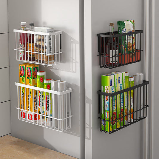 Kitchen Magnetic Storage Rack Basket