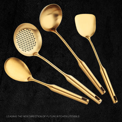 Kitchenware: Golden Kitchen Utensil Set