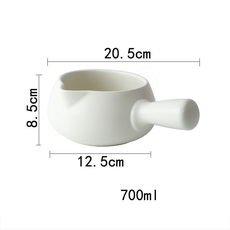 Mini Ceramic Milk Pot