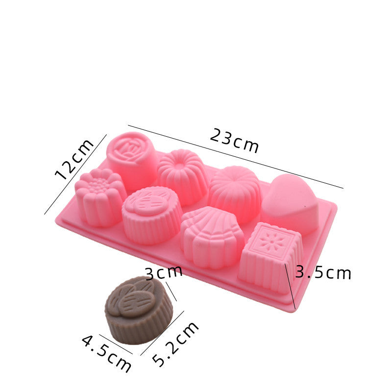 8-Canel Silicone Mold Various Designs