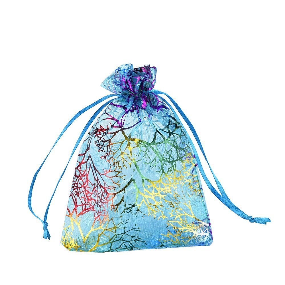 50PC Colorful Organza Bags