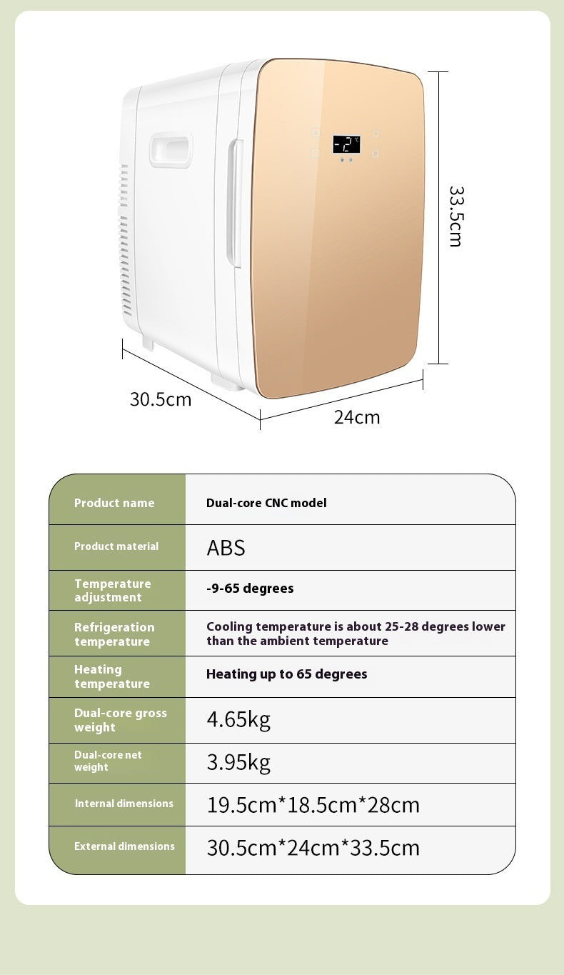 Mini 15L Refrigerator with Digital Display