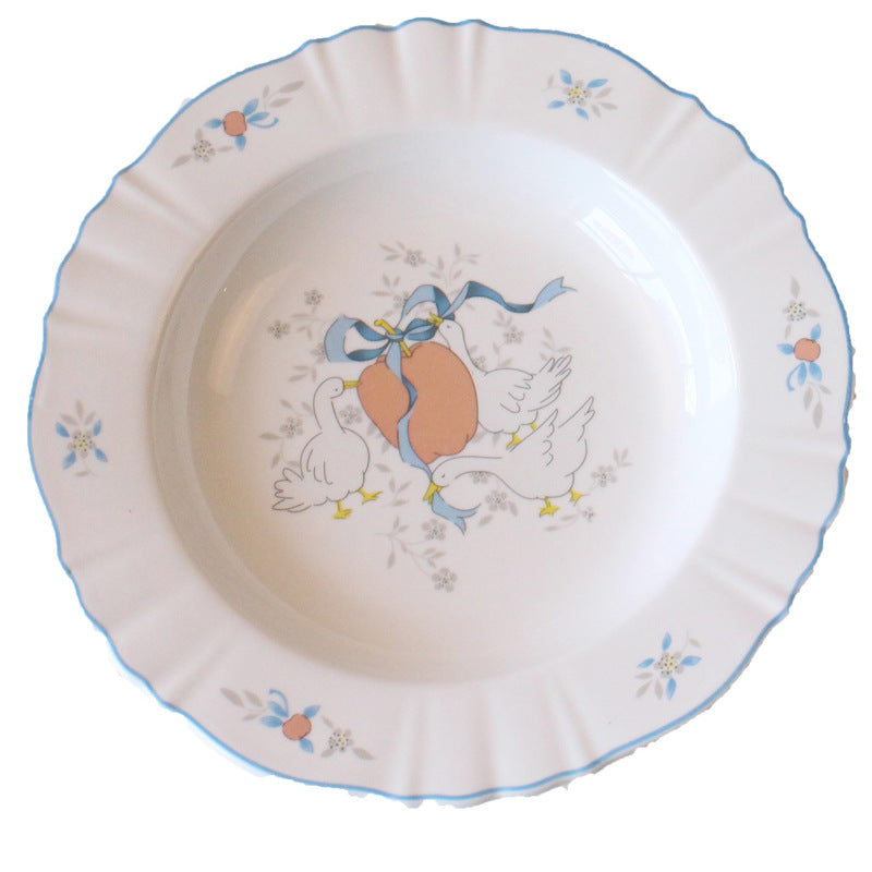 Tableware: Vintage French Cygnet Dinnerware